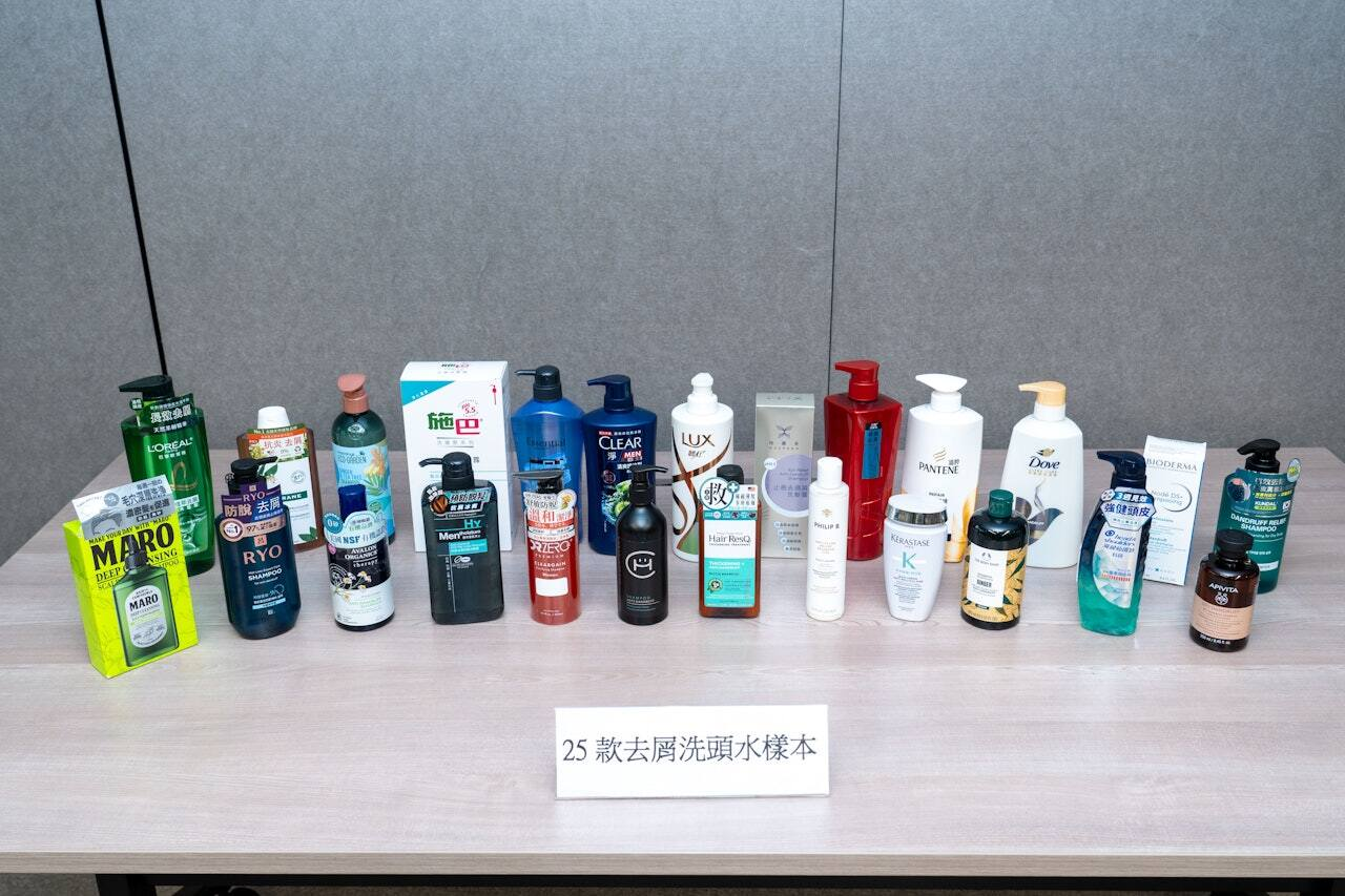 消委會去頭皮洗頭水｜4款洗頭水樣本含有歐盟禁用成份「吡硫鎓鋅」